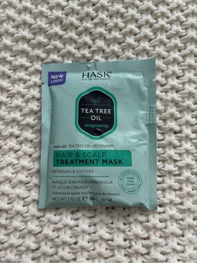Hask Tea Tree Oil Hair & Scalp Treatment Mask — Mint Green